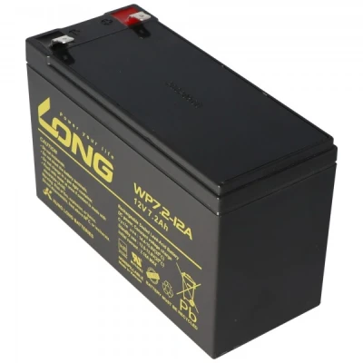Afbeelding van Kung Long WP7.2 12A 12Volt 7.2Ah Faston 6,3 mm plugcontacten
