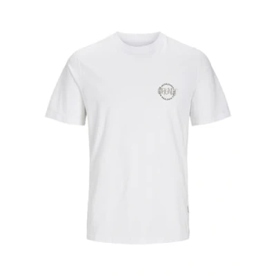Afbeelding van Jack &amp; Jones Jorbushwick Circle Tee Ss Crew Neck, wit (bright white), M