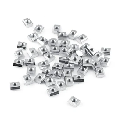 Afbeelding van Hilitand 50 stuks hamerkopmoeren T groefmoeren Europese standaard koolstofstaal schuif voor aluminium profiel accessoires (20type M4)