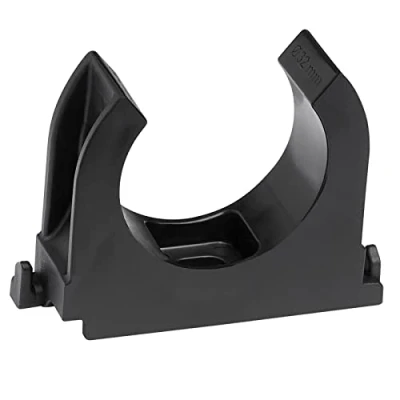 Afbeelding van SOMA Pijpclip van kunststof, zwart, 32 mm, 18 stuks, klemklem, buisklem