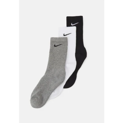 Afbeelding van Nike Performance Everyday CUSH CREW 3 PACK Sportsokken, Maat: 34 38, White/carbon heather/black