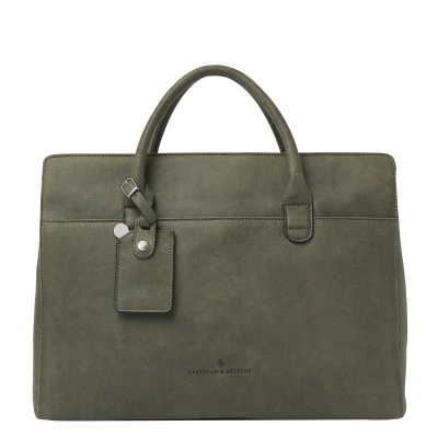 Afbeelding van Castelijn &amp; Beerens Carisma Laptopbag 15.6&quot; green