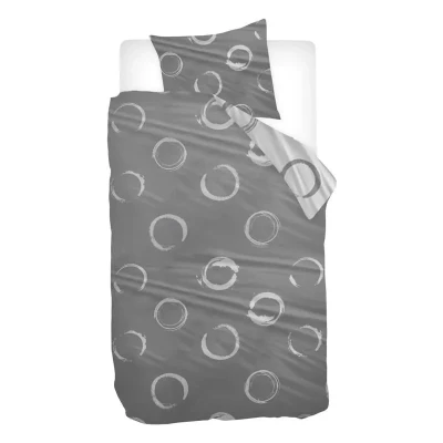 Afbeelding van Snoozing Maria Dekbedovertrek Eenpersoons 140x200/220 cm + 1 kussensloop 65x65 Grey
