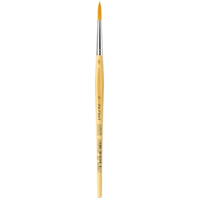 Afbeelding van Da Vinci 303 serie synthetische borstel, varkenshaar, geel, 19,5 x 0,38 30 cm