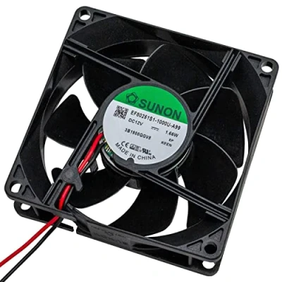 Afbeelding van Ventilator 12V DC 1,44W 80x80x25mm 69,6m3/h 3200U/min Sunon EF80251S11000UA99