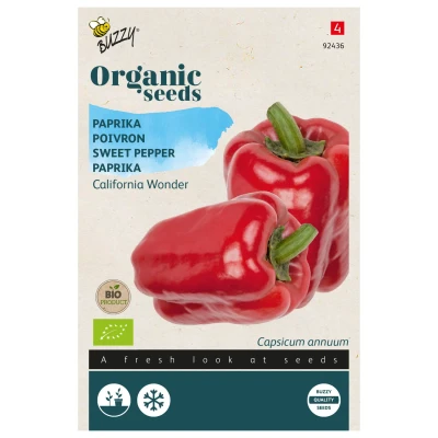 Afbeelding van Paprika California Wonder Buzzy Organic (BIO)