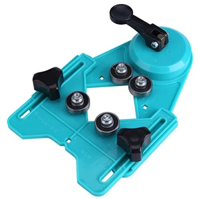 Afbeelding van Haofy Hole Locator Verstelbare Boorgat 1.57 &quot; 3.15&quot; voor Keramisch Glas Marmer Gatenzaag Boor Gids Zuignap