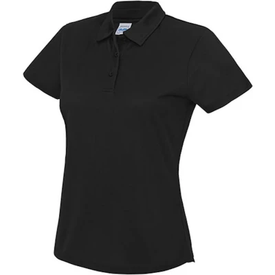 Afbeelding van Damespolo &#039;Contrast Cool&#039; korte mouwen Black L