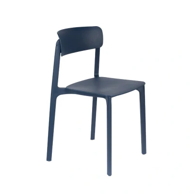 Afbeelding van Maison Bobby Stoel CLIVE Donker Blauw