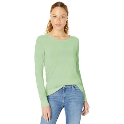 Afbeelding van Amazon Essentials Lichtgewicht sweater met ronde hals voor dames (verkrijgbaar in grote maten), helder mintgroen, X Small