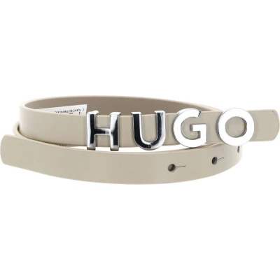 Afbeelding van HUGO ZULA Riem, Dames, Maat: 80, Open beige