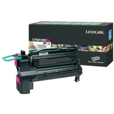 Afbeelding van Tonercartridge Lexmark C 792 a 1 mg Retourprogramma Magenta