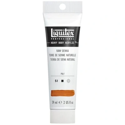 Afbeelding van Liquitex 1045330 Professional Heavy Body acrylverf in kunstenaarskwaliteit met uitstekende lichtechtheid en boterachtige consistentie, 59ml Tube, Raw Sienna