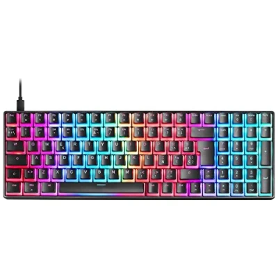 Afbeelding van MARSGAMING MKULTRARES MKULTRA, Mechanisch toetsenbord Zwart RGB, Compact 96%, Schakelaar Outemu SQ Rood, Spaans US
