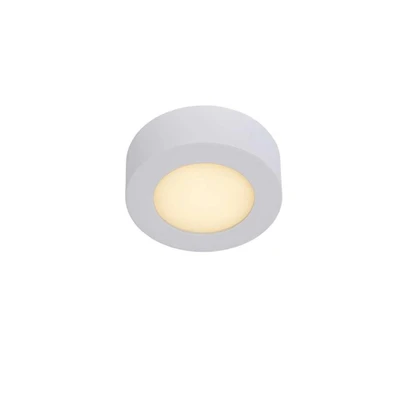 Afbeelding van Lucide Brice ronde plafondlamp 11.7cm 8W wit