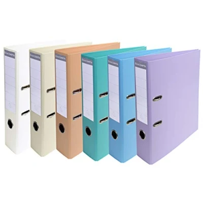 Afbeelding van 10x Exacompta Ordner PremTouch voor ft A4+, rug van 8 cm, geassorteerd