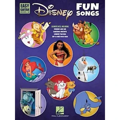 Afbeelding van Hal Leonard Disney Fun Songs for Easy Guitar songboek voor gitaar