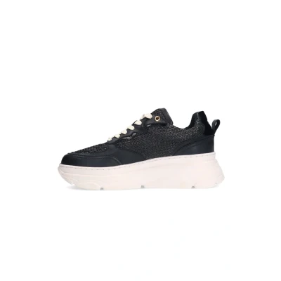 Afbeelding van Sacha Zwarte Lage Sneakers (Maat 36, Leer)