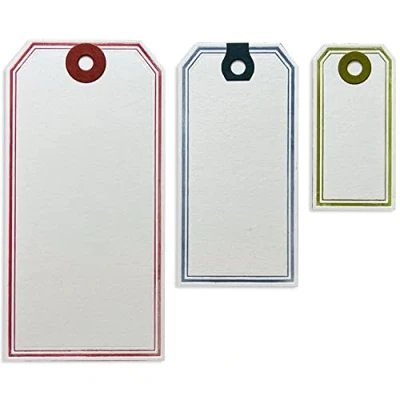 Afbeelding van Sizzix Thinlits Die Set 6PK Framed Tags 666065 Tim Holtz (10 22)