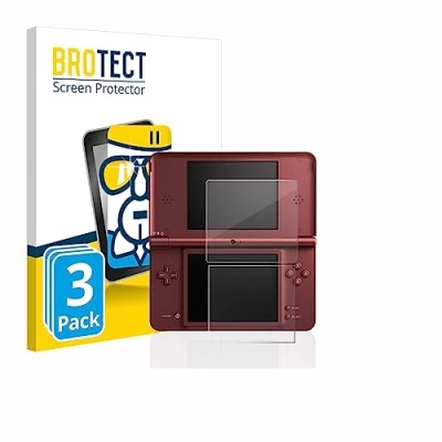 Afbeelding van BROTECT Glas Screen Protector voor Nintendo DSi XL (3 Stuks) Schermbeschermer [9H Hardheid, Beschermglas Folie niet Gehard Glas]