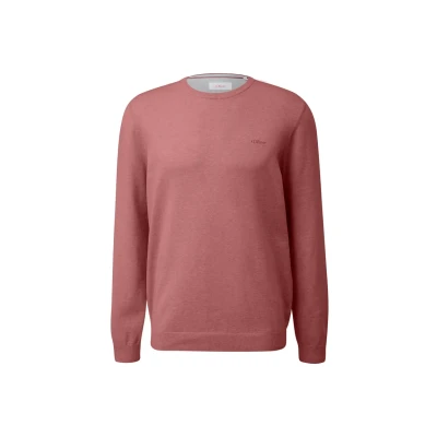 Afbeelding van s.Oliver Gebreide trui met geborduurd logo, 42W0, S