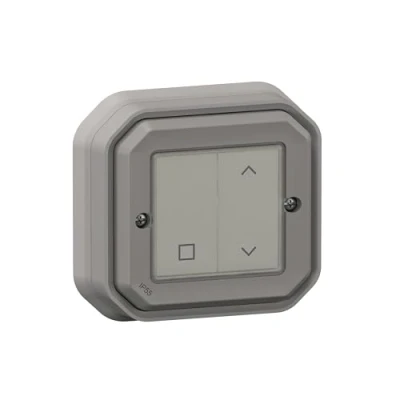 Afbeelding van Legrand plexo with netatmo rolluikbediening zonder batterijen compl ip55 grijs 069873l