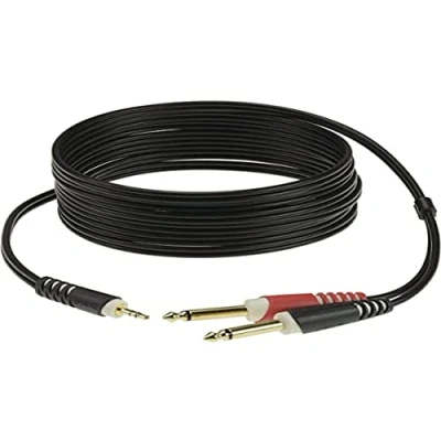 Afbeelding van Klotz soundcard kabel jack 3m AY5 0300, goudcontacten Invoerkabel