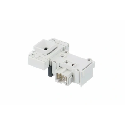 Afbeelding van Bosch Siemens DM070560 00610147 deurschakelaar wasmachine vergrendeling elektr. zonder schroeven. wit