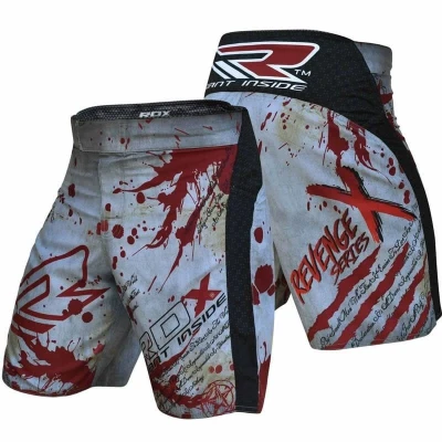 Afbeelding van RDX Sports R3 Revenge Series MMA Shorts Rood Textiel