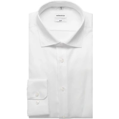 Afbeelding van Seidensticker Slim Fit Overhemd ML6 (vanaf 68 CM) wit
