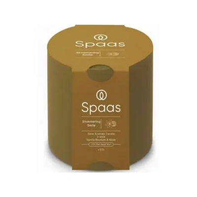 Afbeelding van Spaas Glow Geurkaars 2 wiek 55u Shimmering Smile
