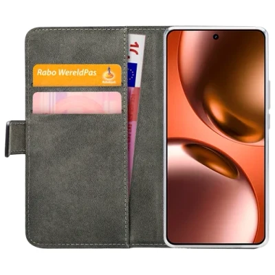 Afbeelding van Mobilize PU Leer Book Case Zwart Realme GT 7/GT 7T