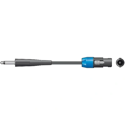 Afbeelding van Luidsprekerkabel Speakon Jack 6,3 mm 1,5 meter