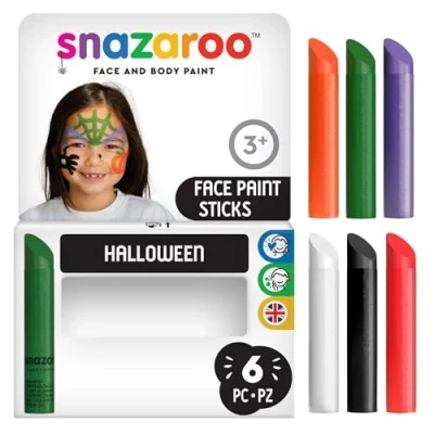 Afbeelding van SNAZAROO HALLOWEEN STICKS voor gezichtsbeschildering