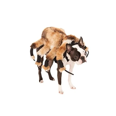 Afbeelding van Officieel Rubie&#039;s hondenkostuum voor Halloween, design: reuzenspin, Large, bruin