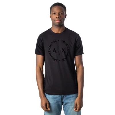 Afbeelding van Armani Exchange Tshirt print, Heren, Maat: Small, Black
