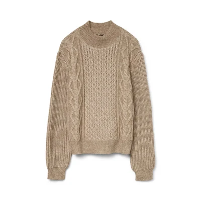 Afbeelding van VERO MODA VMUNIVERSE LS HIGHNECK PULLOVER GA BF Dames Trui Maat M