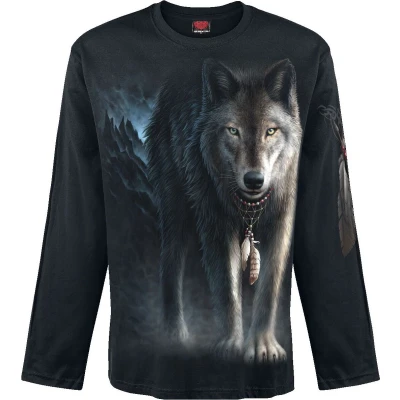 Afbeelding van Spiral from Darkness Longsleeve T Shirt Zwart, M