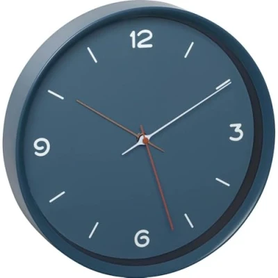 Afbeelding van TFA Dostmann 60.3056.06 Wandklok Kwarts 309 mm x 50 Petrol blauw