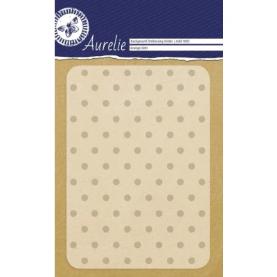 Afbeelding van Aurelie Grunge Dots Background Embossing Folder (AUEF1002) (DISCONTINUED)