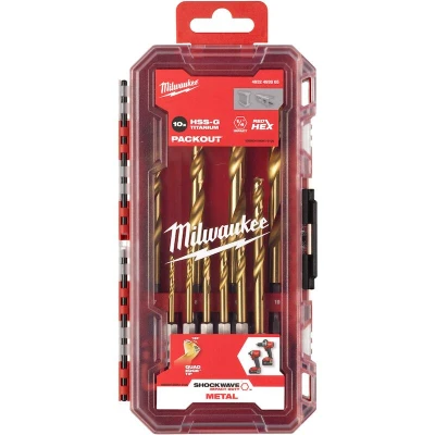 Afbeelding van Milwaukee Metaalborenset HSS GG TI. SHOCKWAVE set 5 4932493865