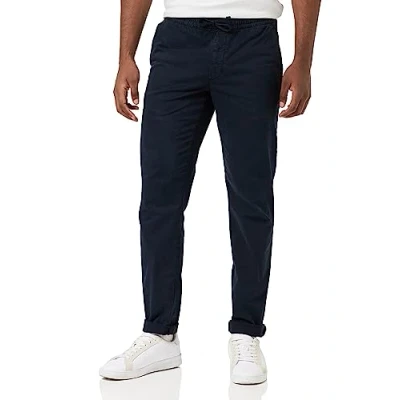 Afbeelding van Tommy Hilfiger Chelsea satijnen GMD geweven broek voor heren, woestijn hemel, 30W / 34L