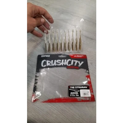 Afbeelding van Rapala Crushcity Customs The Stingman Arkansas Shines UV [3 7,5 cm](10 stuks) CCSTIN3ASH