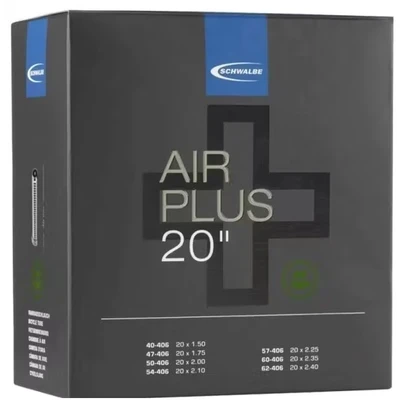 Afbeelding van Schwalbe Binnenband Air Plus AV7AP 20&quot; / 40/62 406 40mm ventiel