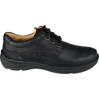 Afbeelding van Clarks Nature Three heren veterschoen zwart maat 41 (EU) 7 (UK)