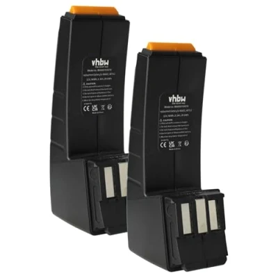 Afbeelding van vhbw 2 x accu compatibel met Festo/Festool CDD12FX, CDD12ESC, CDD12ES, CDD12MH elektrisch gereedschap (3300 mAh, NiMH, 12 V)