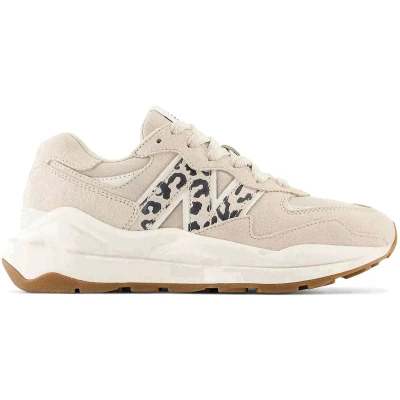 Afbeelding van Damessneakers Casual 57/40 met N zijkant diermotief, Beige, 39 EU