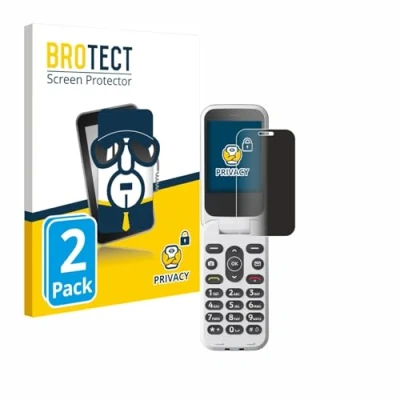 Afbeelding van BROTECT privacy screenprotector voor Doro 2820 Folie Beschermfolie Blauwlichtfilter (2 Stuks)