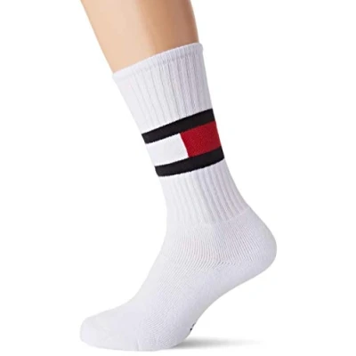 Afbeelding van Tommy Hilfiger Flag White 1 pack 43/46