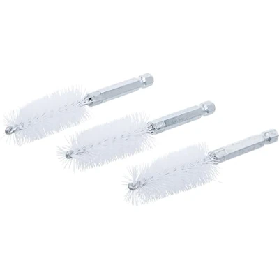 Afbeelding van BGS, Schuurmiddelen, Nylon borstel 19 mm Aandrijving zeskantkop 6,3 (1/4&quot;) 3 stuks.